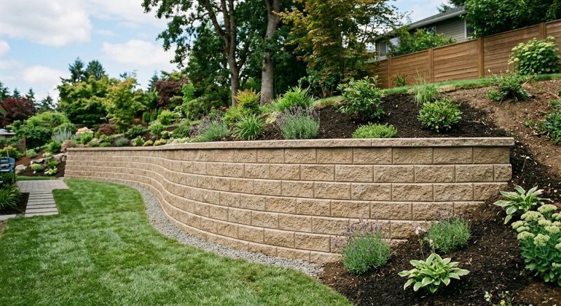 Landscape Wall Construction in Aiken, SC