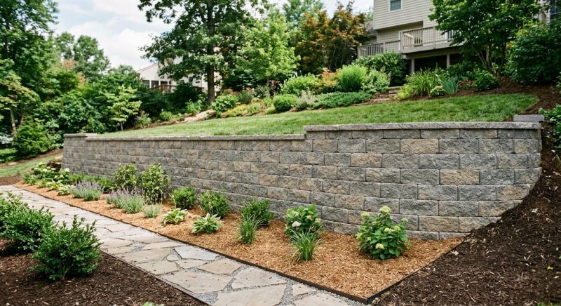 Block Retaining Wall Installation in Ocala, FL
