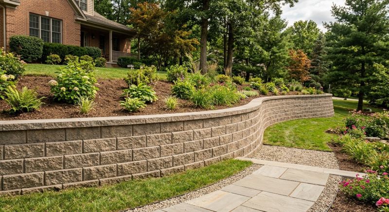 Block Retaining Wall Installation in Daytona Beach, FL