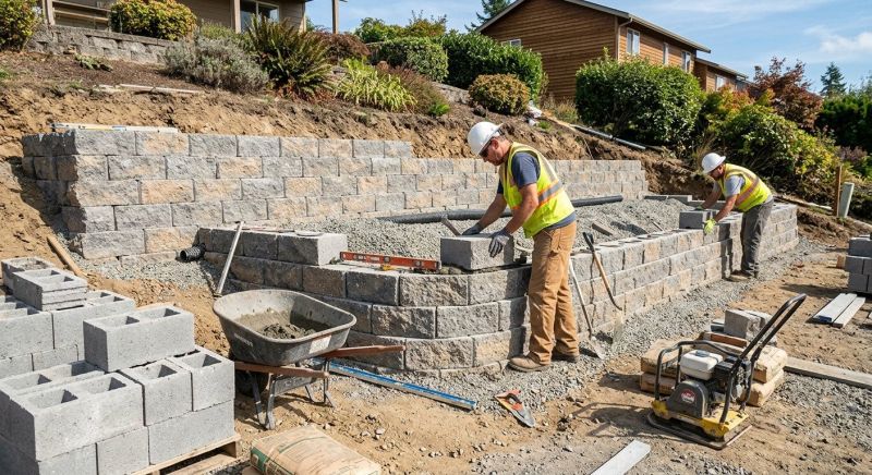 Hardscape Wall Construction in Melbourne, FL