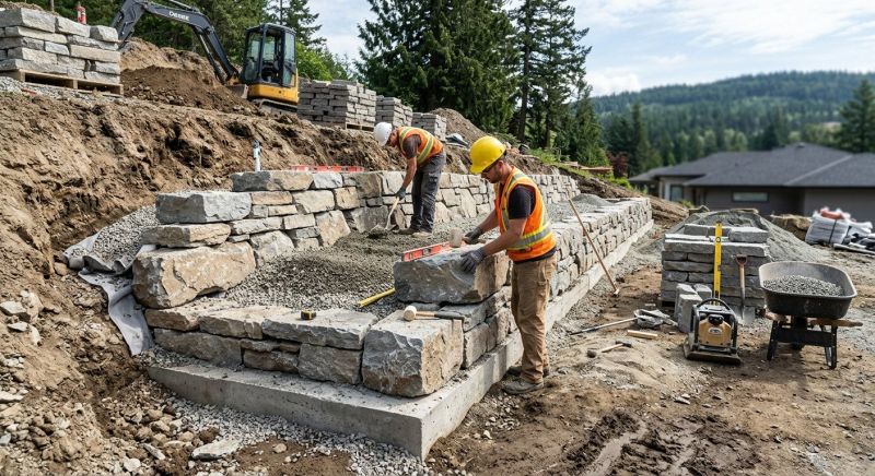 Hardscape Wall Construction in Brevard County, FL