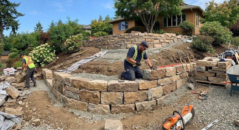 Hardscape Wall Construction in Sonoma County, CA