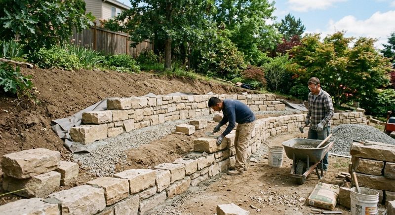 Landscape Wall Construction in Citrus County, FL