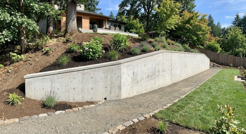 Retaining Wall Installation in Rockwall, TX