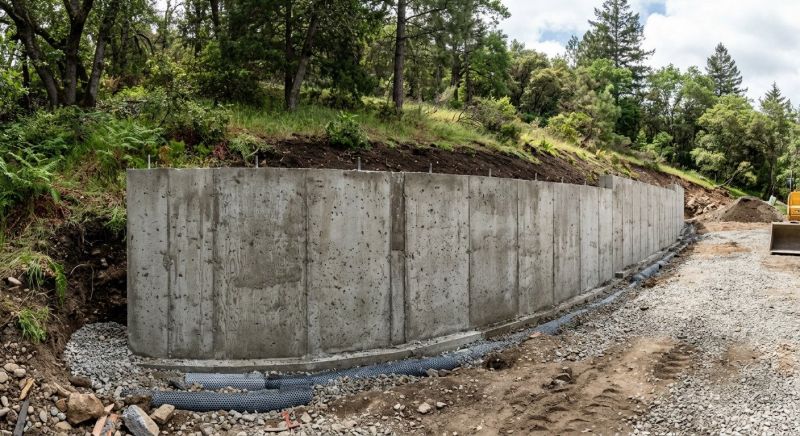 Retaining Wall Installation in Rockwall, TX