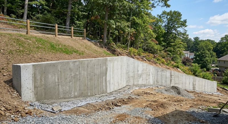 Retention Wall Installation in Volusia County, FL