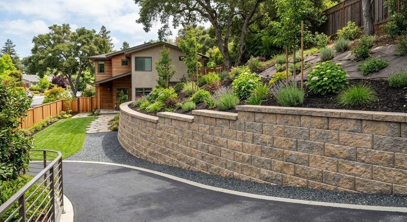 Retention Wall Installation in Clermont, FL